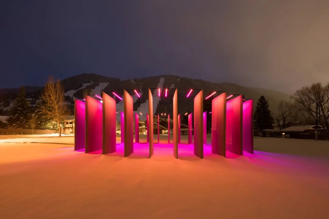 木構造公共藝術裝置藝術 Jackson Hole Public Art Installation Town Enclosure／CLB Architects