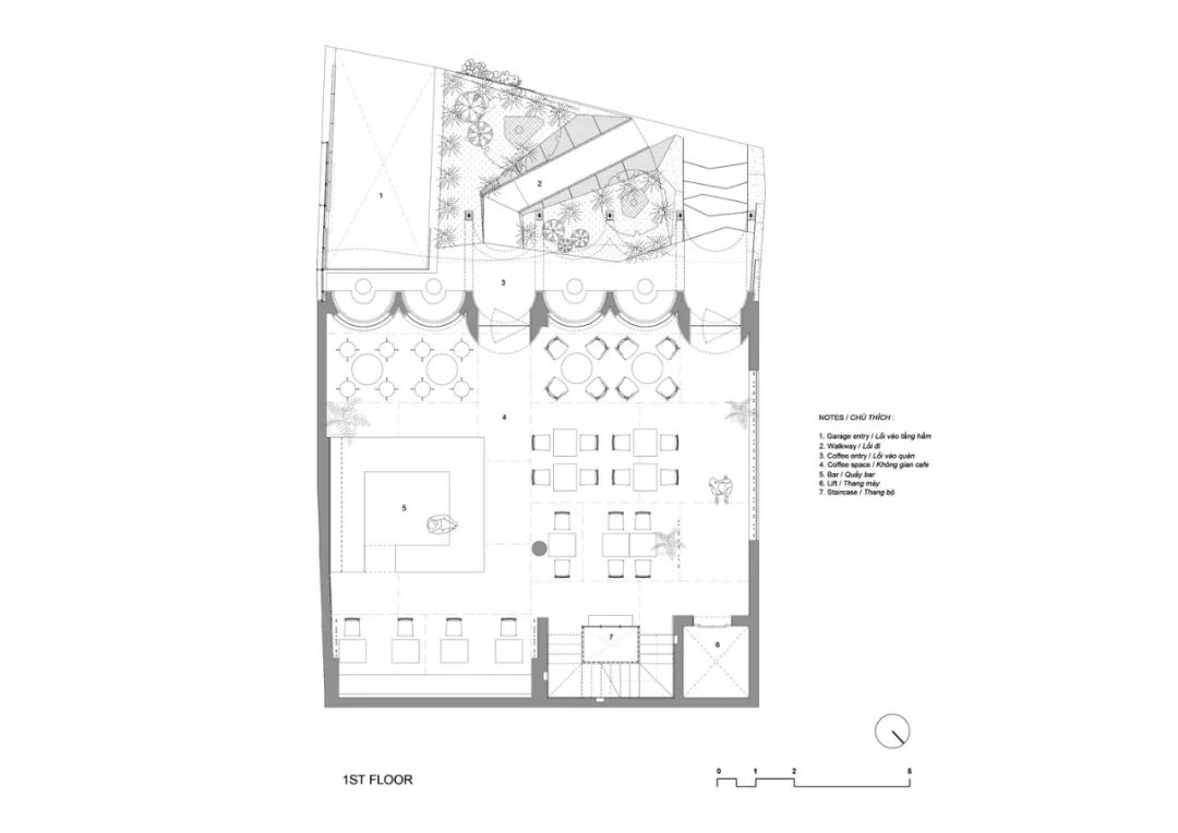 越南河內西湖畔咖啡館室內設計 Vietnam Hanoi Bonjour Cafe interior design／Comma Studios