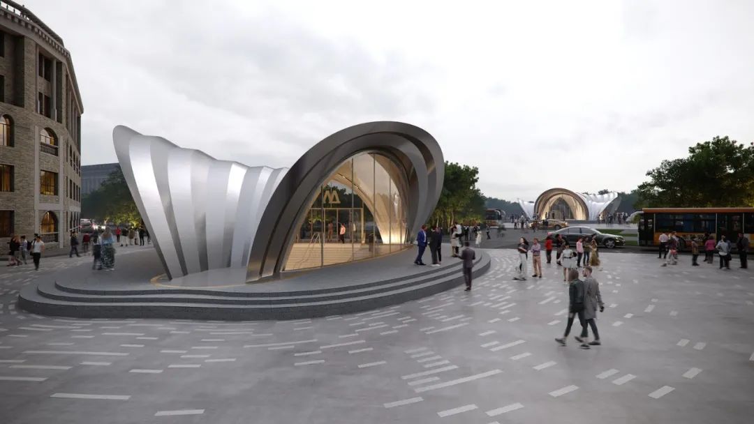 Ukrainian metro stations烏克蘭第聶伯羅地鐵站／Zaha Hadid Architects