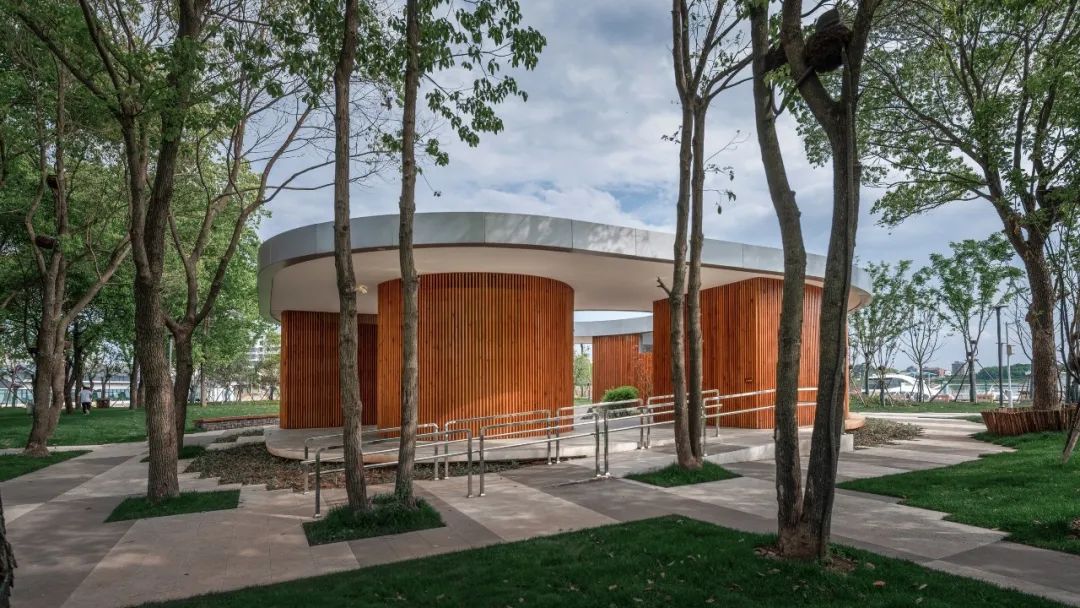 梁子湖畔長嶺渡口公廁 景觀公共廁所 china public toilet／原榀建築事務所