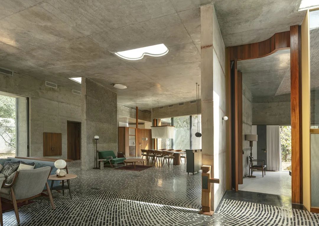 印度混凝土實驗住宅 India House of Concrete Experiments／Samira Rathod Design Atelier