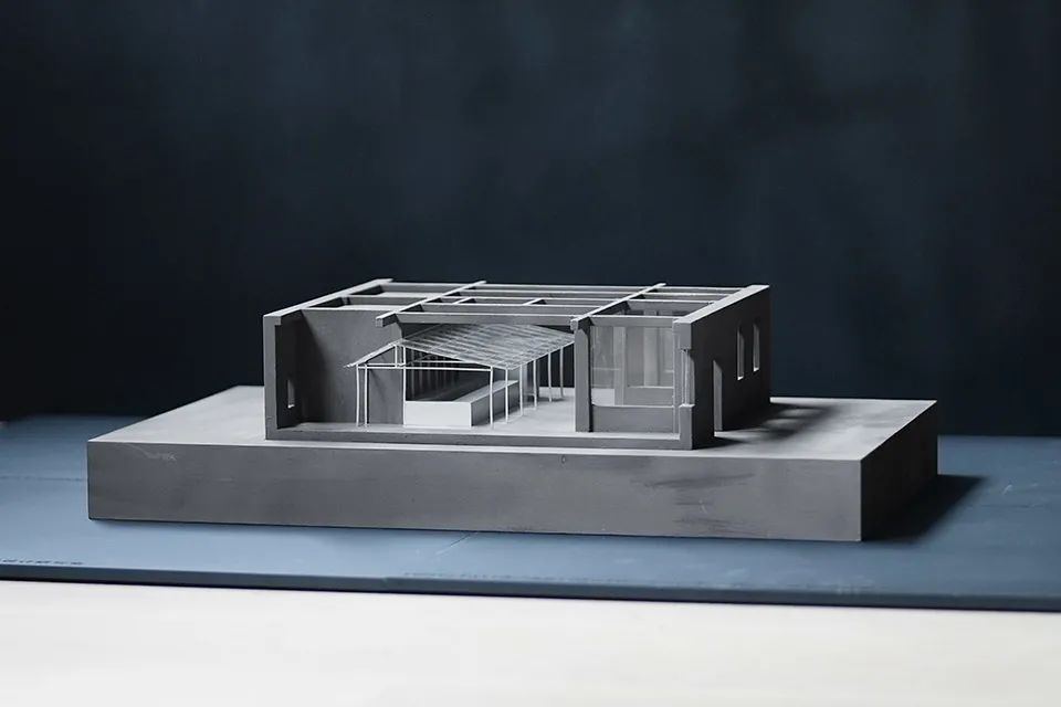 藍瓶咖啡張園店模型