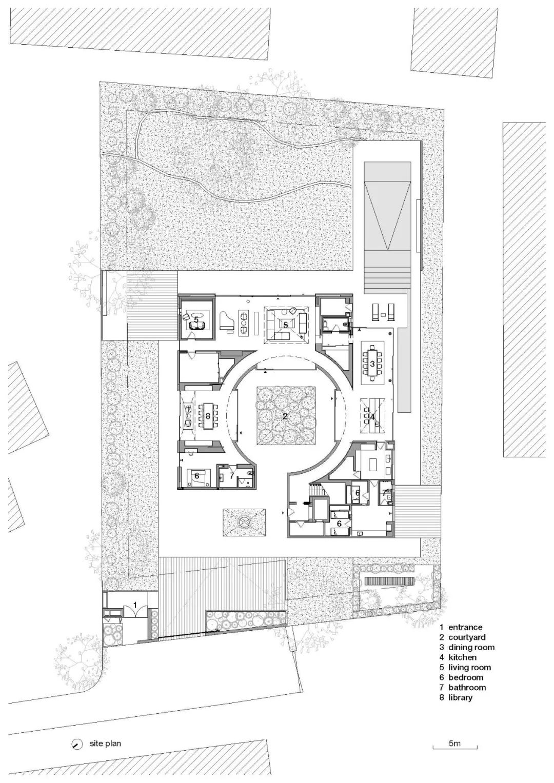 全區配置圖 新加坡私人住宅／如恩設計研究室