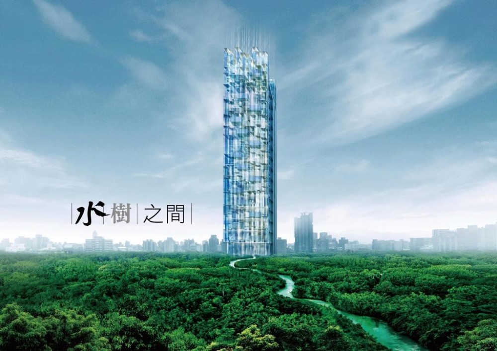 「自然系建築」建築師藤本壯介首座建案「水樹之間」位於台北大安森林公園正前方