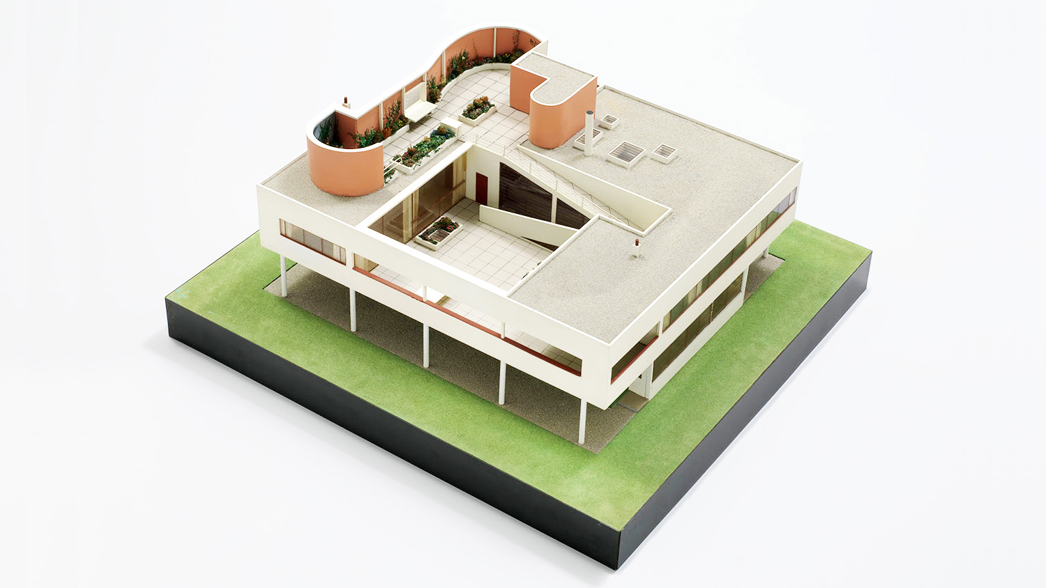 Le Corbusier - Villa Savoye - digital representive model