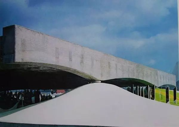 巴西建築師Paulo Mendes da Rocha設計的1970年大阪世博會巴西館（Brazilian Pavilion for Expo 70, Osaka, 1970）（圖21）