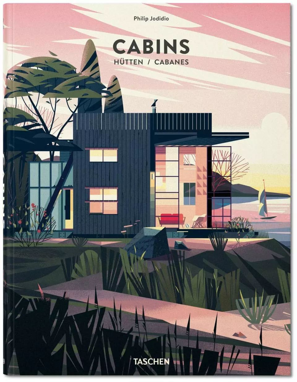 Cabins 全世界的小木屋  作者：Philip Jodidio  插畫師：Marie-Laure Cruschi  出版社：Tachen