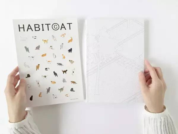 HABIT©AT 願每一隻流浪貓都有棲息之地  作者&設計：Atelier HOKO  出版社：Math Paper Press