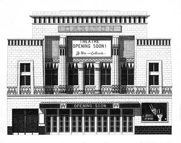 London Deco 倫敦最棒的風光街區  作者&設計：Thibaud Herem  出版社：Nobrow