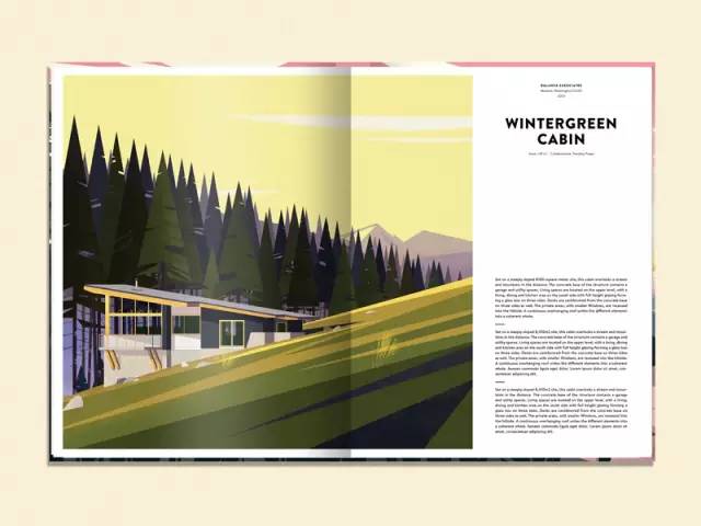 Cabins 全世界的小木屋  作者：Philip Jodidio  插畫師：Marie-Laure Cruschi  出版社：Tachen