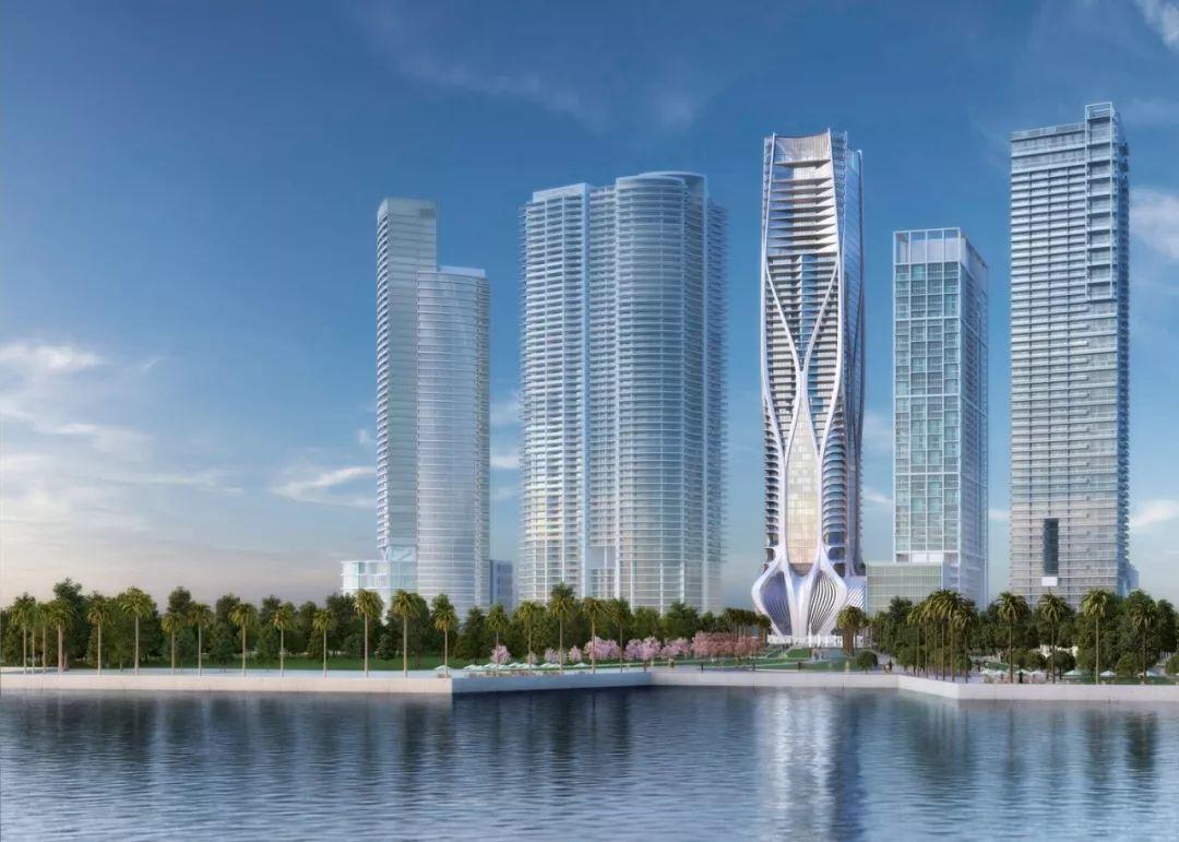 One Thousand Museum邁阿密豪華住宅，Zaha Hadid 生前設計的最後一棟住宅大樓終於封頂
