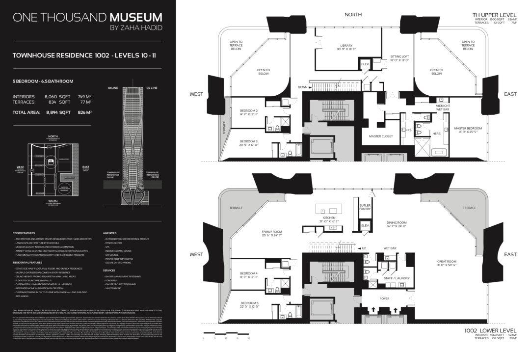 One Thousand Museum邁阿密豪華住宅，Zaha Hadid 生前設計的最後一棟住宅大樓終於封頂