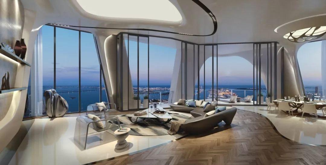 One Thousand Museum邁阿密豪華住宅,Zaha Hadid 生前設計的最後一棟住宅大樓終於封頂 One Thousand Museum邁阿密豪華住宅,Zaha Hadid 生前設計的最後一棟住宅大樓終於封頂