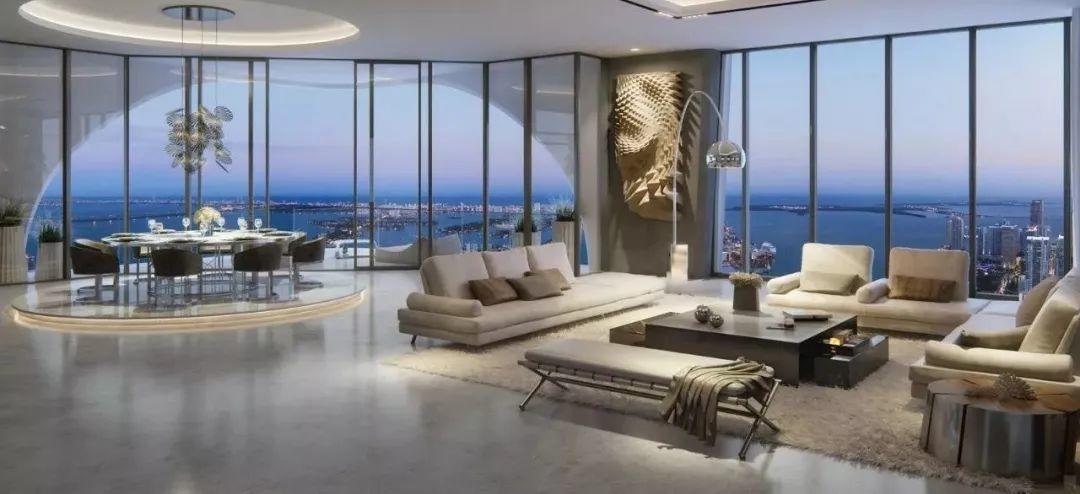 One Thousand Museum邁阿密豪華住宅，Zaha Hadid 生前設計的最後一棟住宅大樓終於封頂