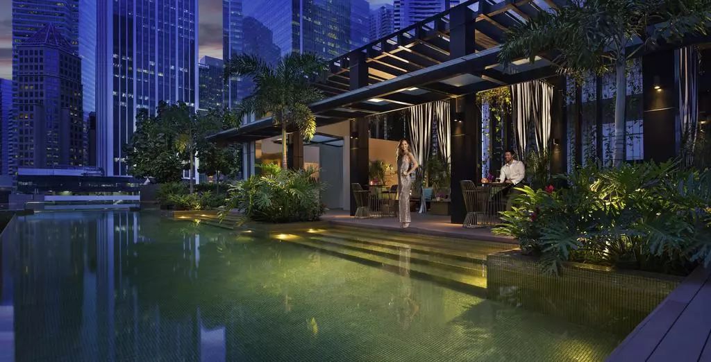 酒店露天游泳池 outdoor swimming pool hotel So Sofitel Singapore 索菲特新加坡特色酒店