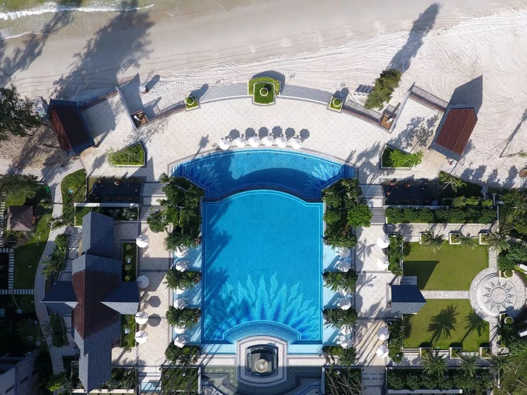 酒店露天游泳池 outdoor swimming pool hotel 深圳橘釣沙萊華度假酒店