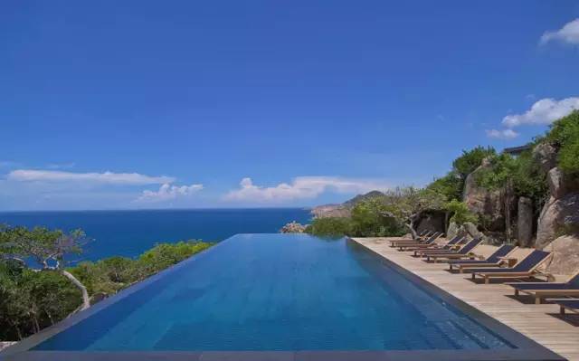 酒店露天游泳池 outdoor swimming pool hotel Amanoi 芽莊安縵越南