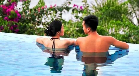 酒店露天游泳池 outdoor swimming pool hotel 西雙版納安納塔拉 Anantara Xishuangbanna