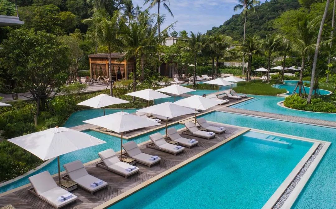 酒店露天游泳池 outdoor swimming pool hotel ROSEWOOD PHUKET 普吉島瑰麗