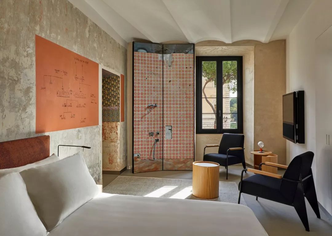義大利宮殿改造，The Rooms of Rome Palazzo Rhinoceros Hotel Italy 酒店╱Jean Nouvel 讓‧努維爾