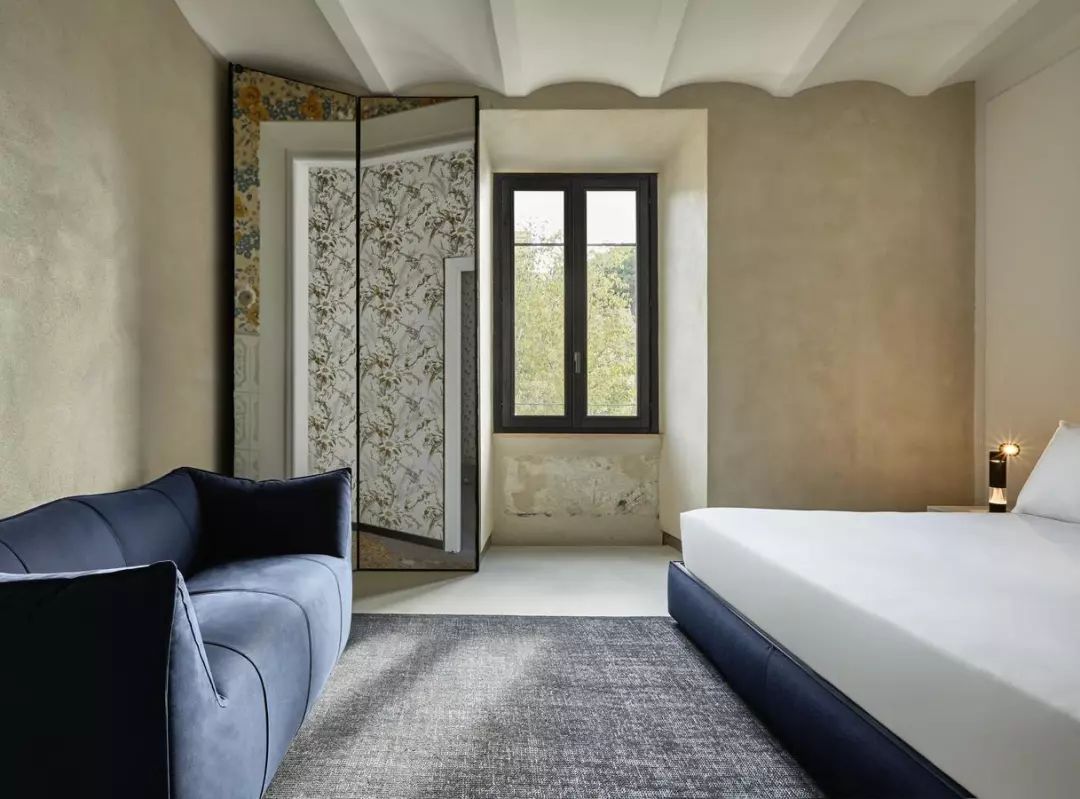 飯店房間內 義大利宮殿改造，The Rooms of Rome Palazzo Rhinoceros Hotel Italy 酒店╱Jean Nouvel 讓‧努維爾