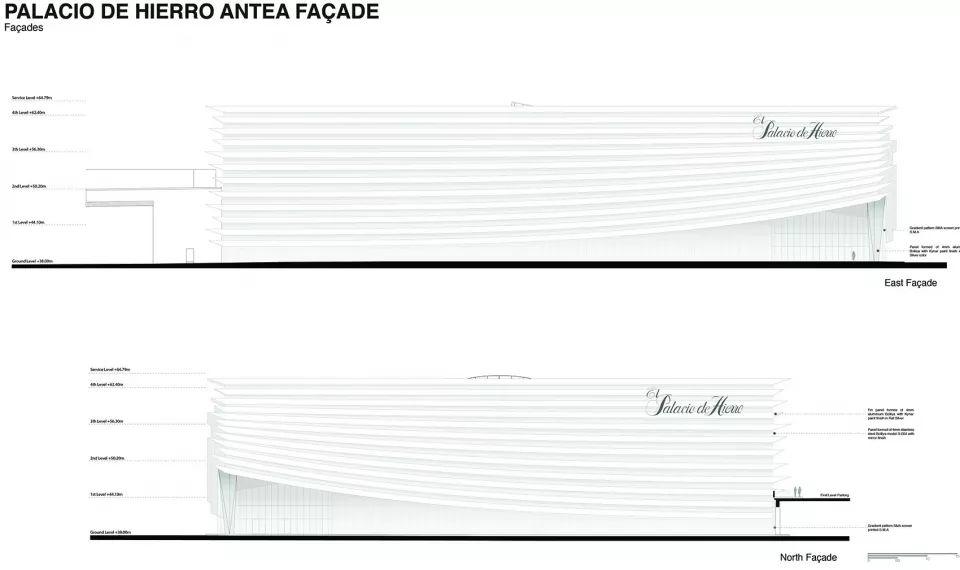 墨西哥Palacio de Hierro商場立面改造