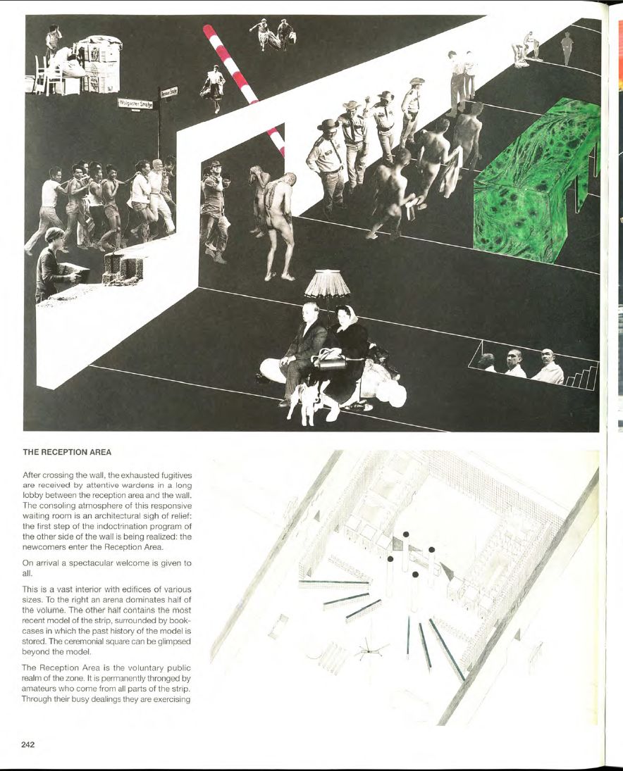 Rem Koolhaas 在英國AA的畢業設計：Exodus, or the voluntary prisoners of architecture 逃離，或建築自願的囚徒