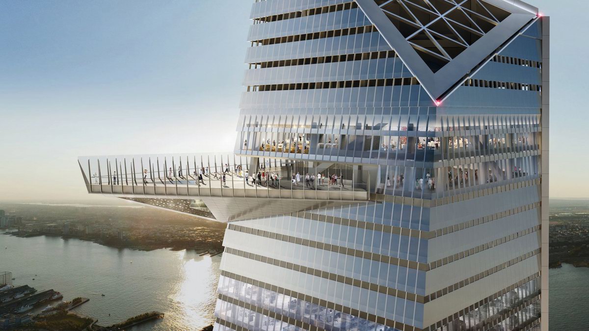 新打卡點即將出現紐約曼哈頓市中心100層樓的瞭望台西半球最高戶外觀景台2020年建成可鳥瞰紐約市天際線與大西洋| FAM