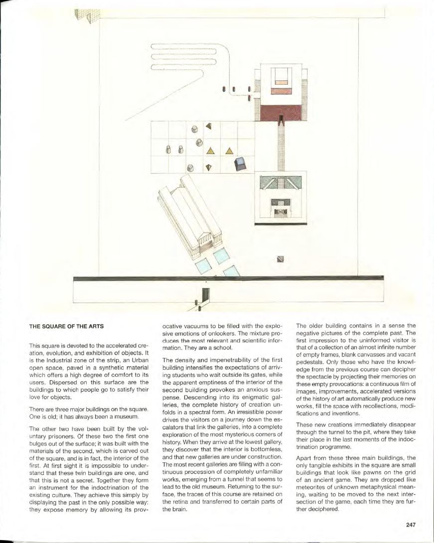 Rem Koolhaas 在英國AA的畢業設計：Exodus, or the voluntary prisoners of architecture 逃離，或建築自願的囚徒