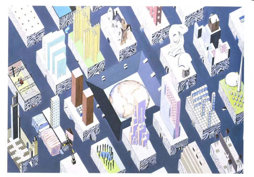 Rem Koolhaas 在英國AA的畢業設計：Exodus, or the voluntary prisoners of architecture 逃離，或建築自願的囚徒