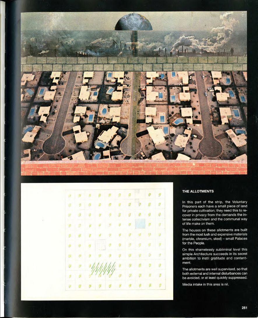 Rem Koolhaas 在英國AA的畢業設計：Exodus, or the voluntary prisoners of architecture 逃離，或建築自願的囚徒