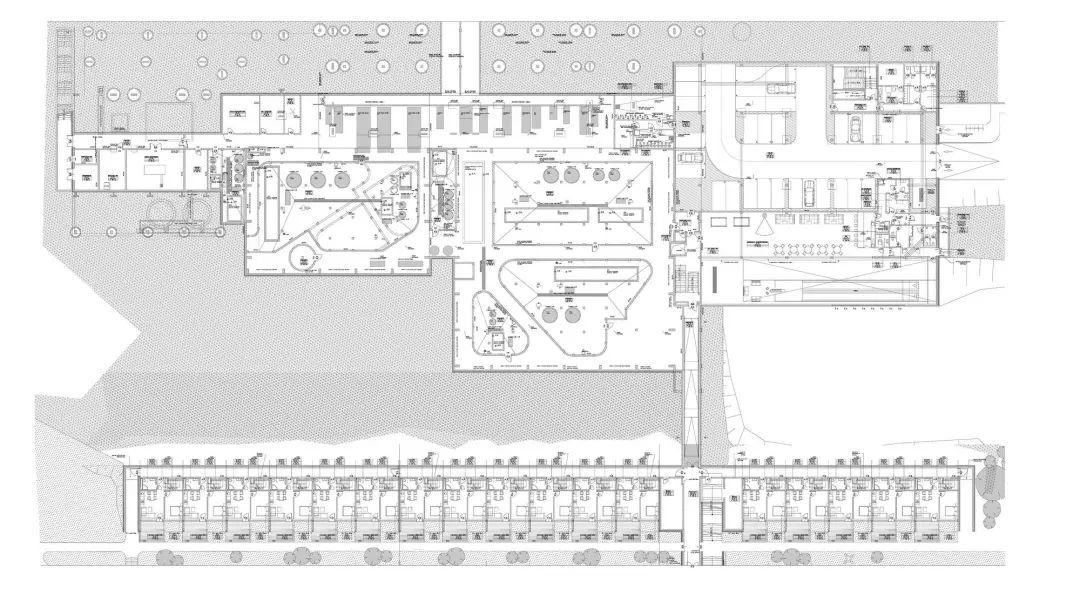 地下一層平面圖 波蘭溫泉浴場 Porland polska- Warmia Thermal Baths Onsen╱Plaskowicki + Partnerzy Architekci