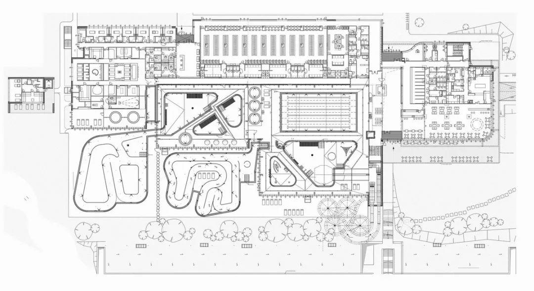一層平面圖 波蘭溫泉浴場 Porland polska- Warmia Thermal Baths Onsen╱Plaskowicki + Partnerzy Architekci