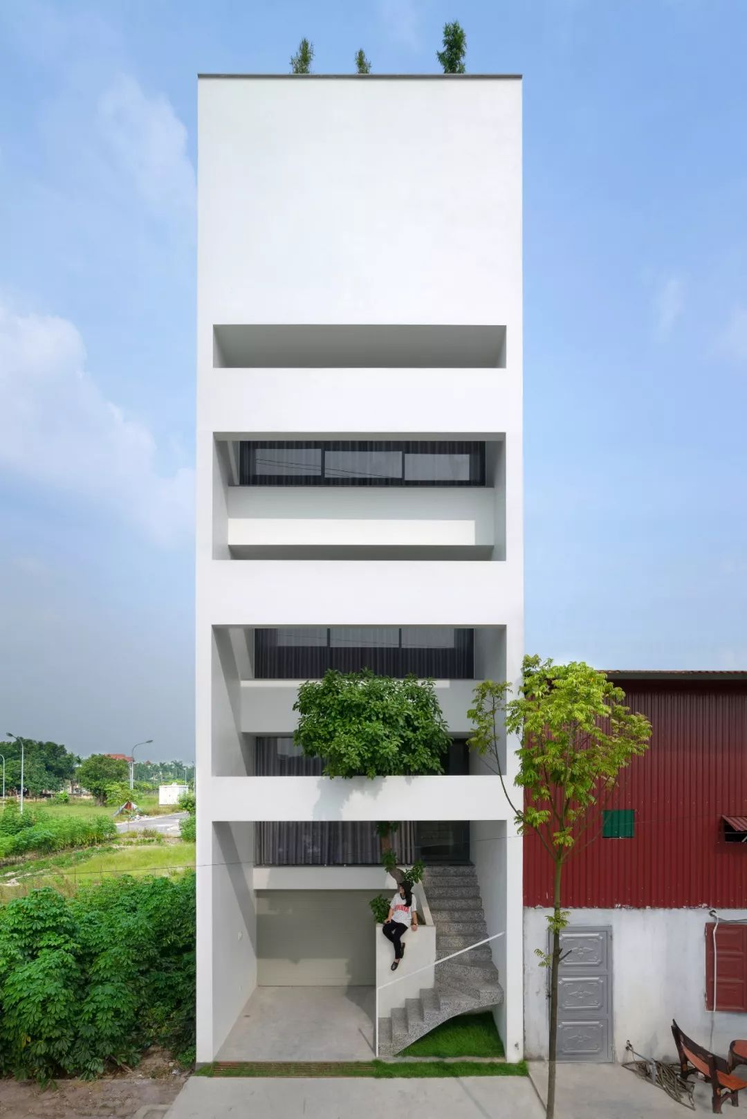 垂直樹屋/Nguyen Khac Phuoc Architects