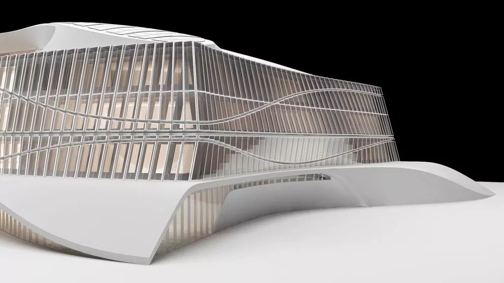 建築模型model,瑞士洛桑奧林匹克之家Olympic House╱3XN Architects