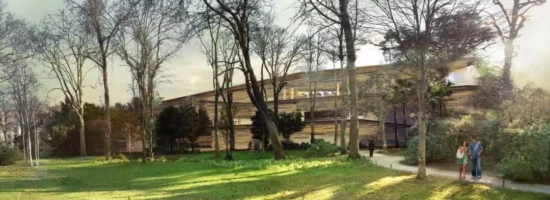 Musée Albert Kahn外觀效果圖／Kengo Kuma 隈研吾