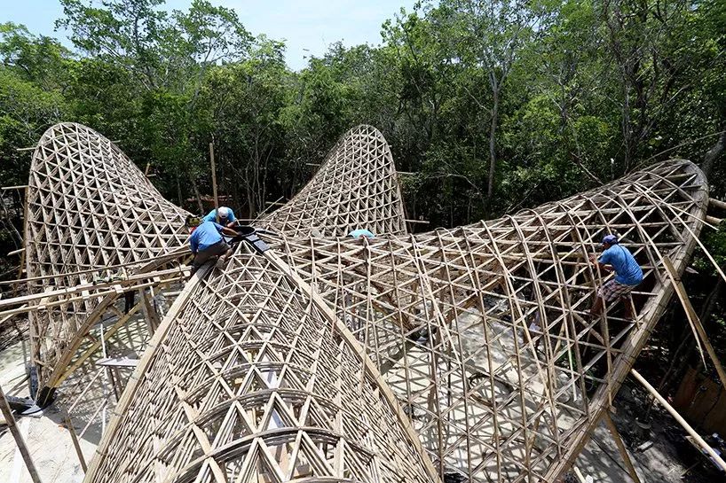 墨西哥竹構造 Mexico Bamboo Strcture LUUM Temple╱CO-LAB Design Office