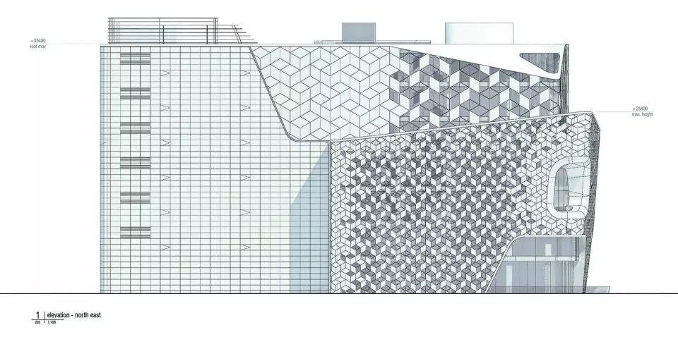 世界最美購物中心，UN Studio設計上海「城市之眼」三層帷幕牆模組