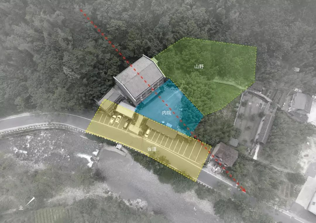 基地的重塑©久舍營造工作室 中國杭州臨安「魚樂山房」民宿改造╱久舍營造工作室