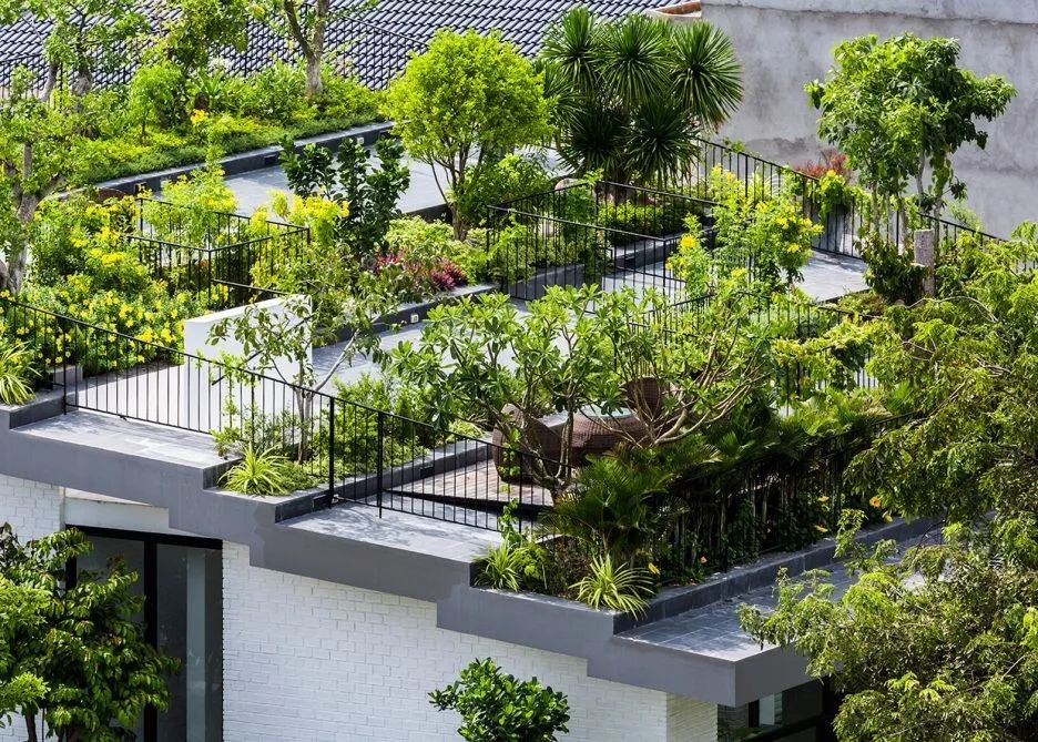退台式屋頂花園住宅/武重義建築事務所