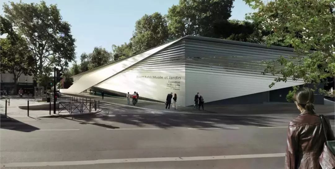 Musée Albert Kahn外觀效果圖/Kengo Kuma 隈研吾