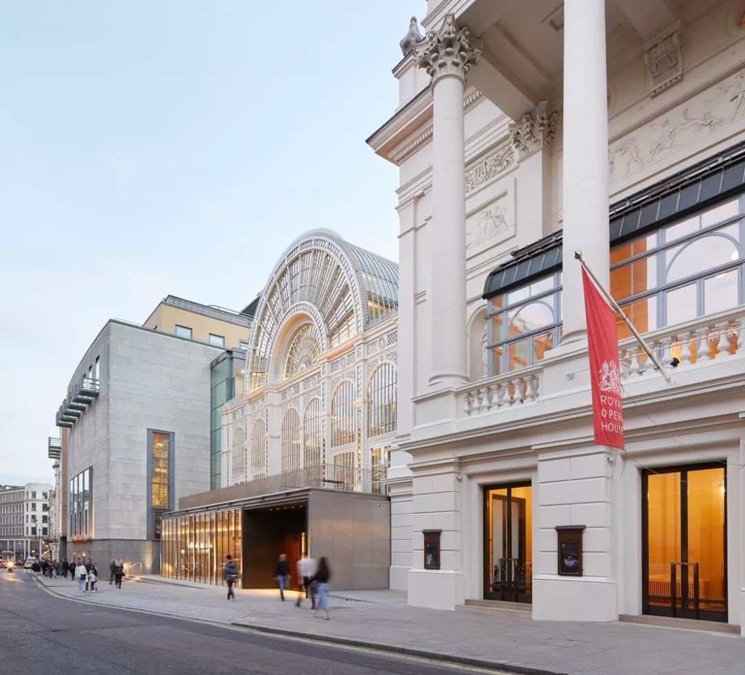 改建完成後外觀，英國倫敦皇家歌劇院╱Stanton Williams