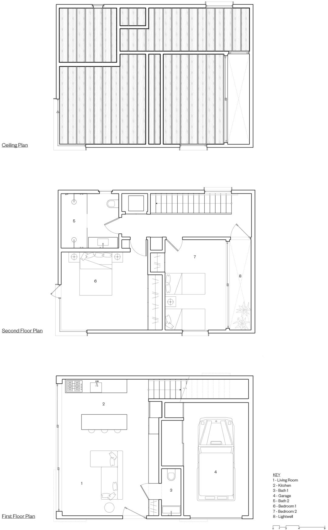 平面圖 舊金山老屋增建Harrison St. House╱Ryan Leidner Architecture