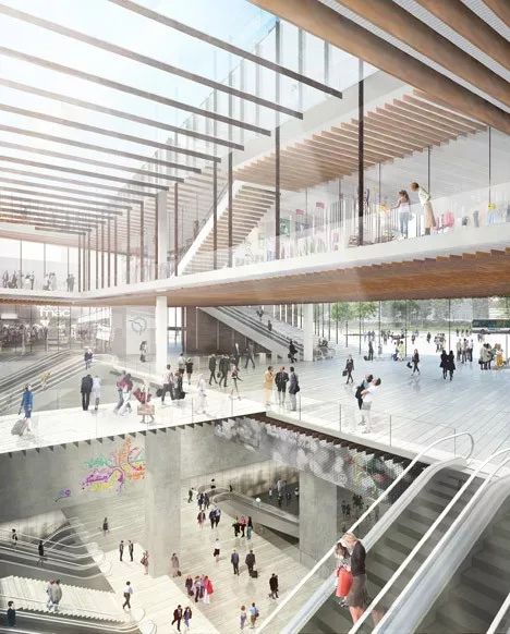 巴黎聖丹尼斯普萊耶爾地鐵站 Gare Saint-Denis Pleyel／隈研吾 Kengo Kuma