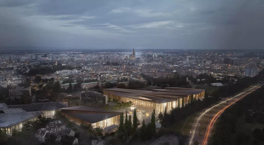 斯特拉斯堡展覽中心Strasbourg Exhibition Centre/Kengo Kuma 隈研吾