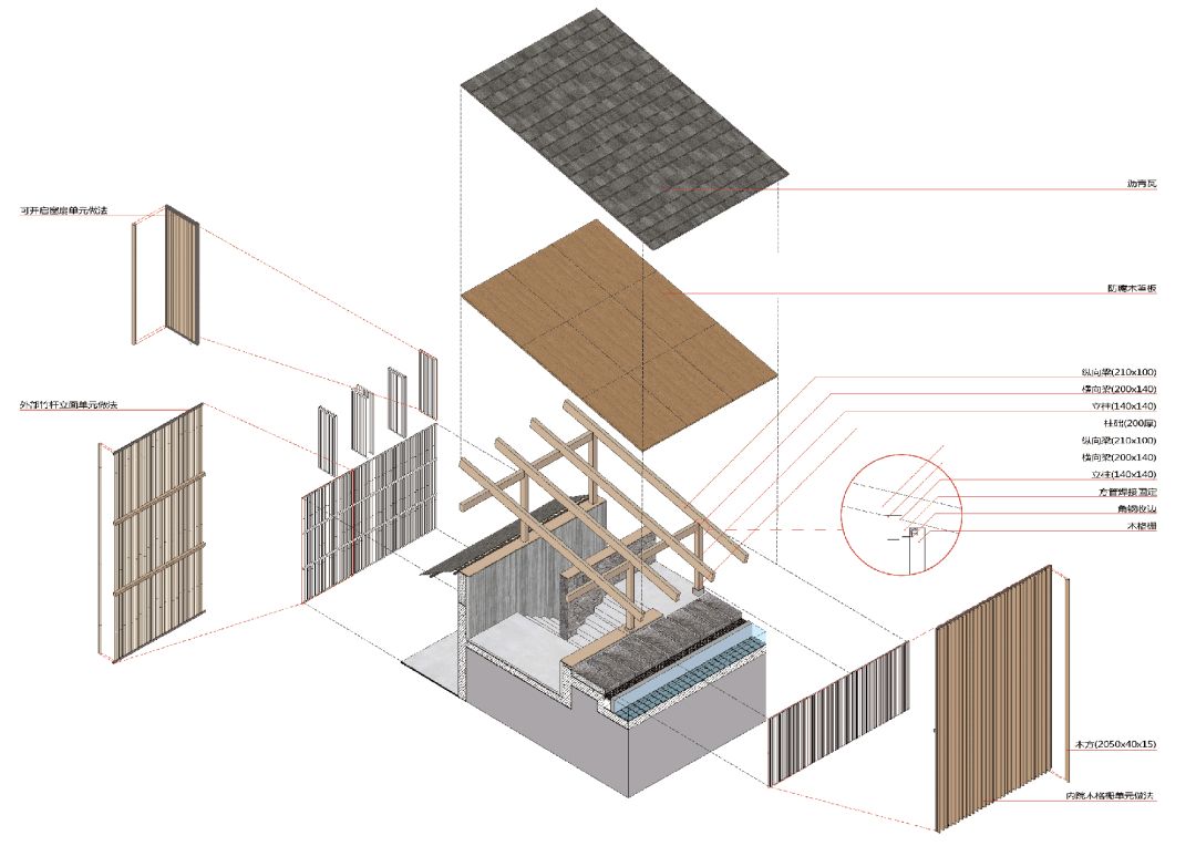 中國杭州臨安「魚樂山房」民宿改造╱久舍營造工作室