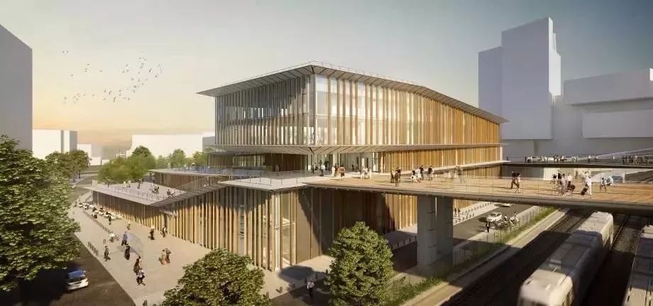 巴黎聖丹尼斯普萊耶爾地鐵站 Gare Saint-Denis Pleyel／隈研吾 Kengo Kuma
