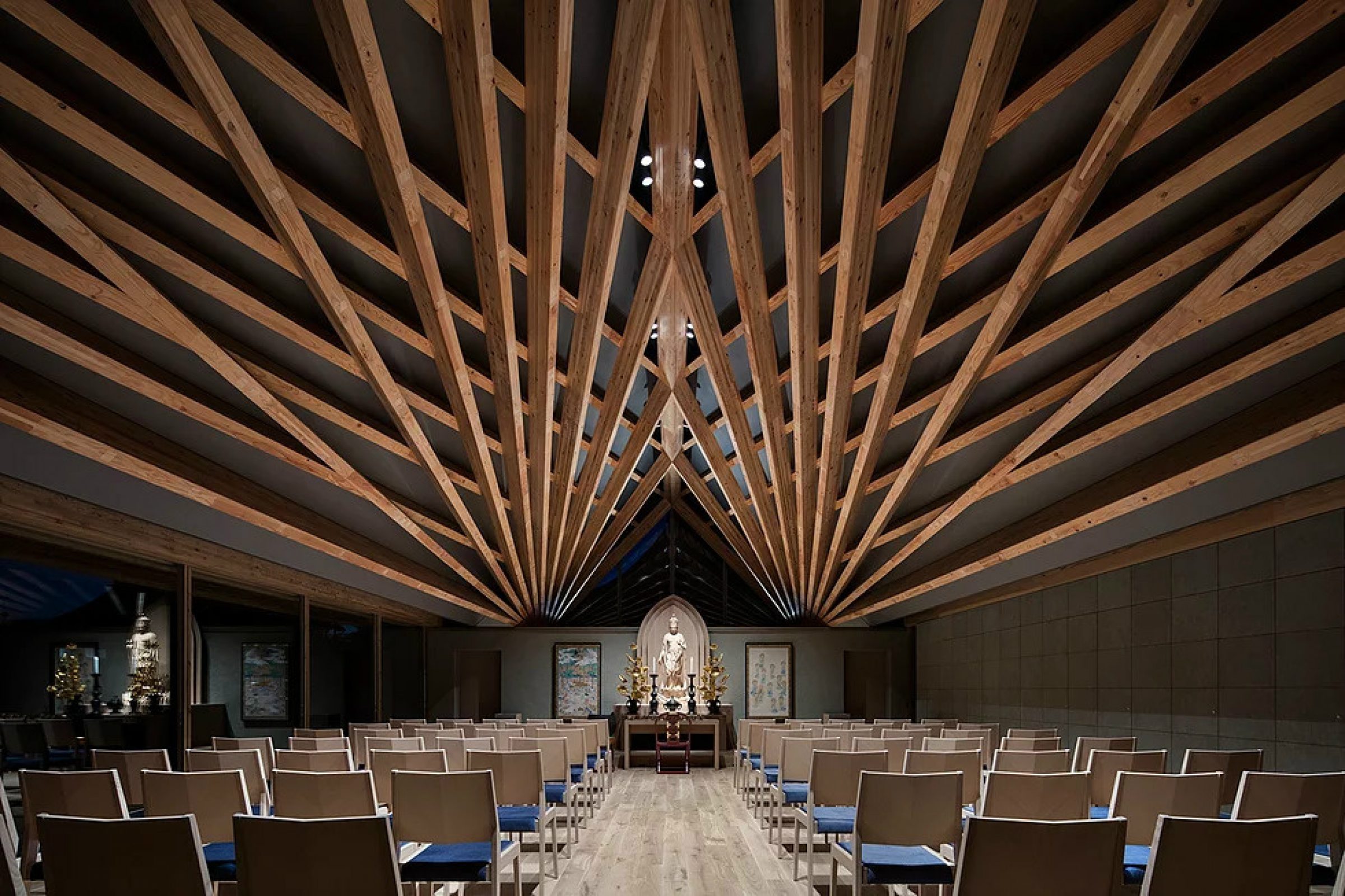 Japan Temple 寺廟 日本埼玉縣寶性院觀音堂╱Persimmon Hills Architects 柿木佑介 廣岡周平