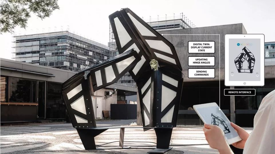 ITECH Research Demonstrator仿生摺疊涼亭╱德國斯圖加特大學ITECH研究組