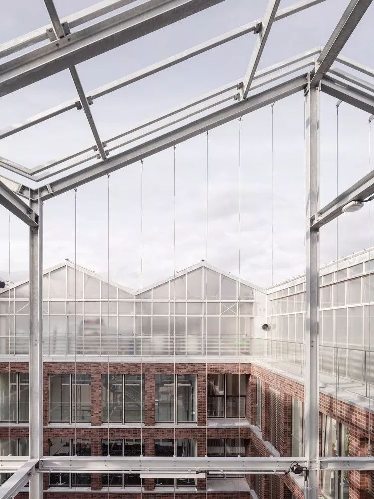 Administration Building with Rooftop Greenhouse 結合垂直花園與屋頂溫室的辦公大樓╱Kuehn Malvezzi建築師事務所